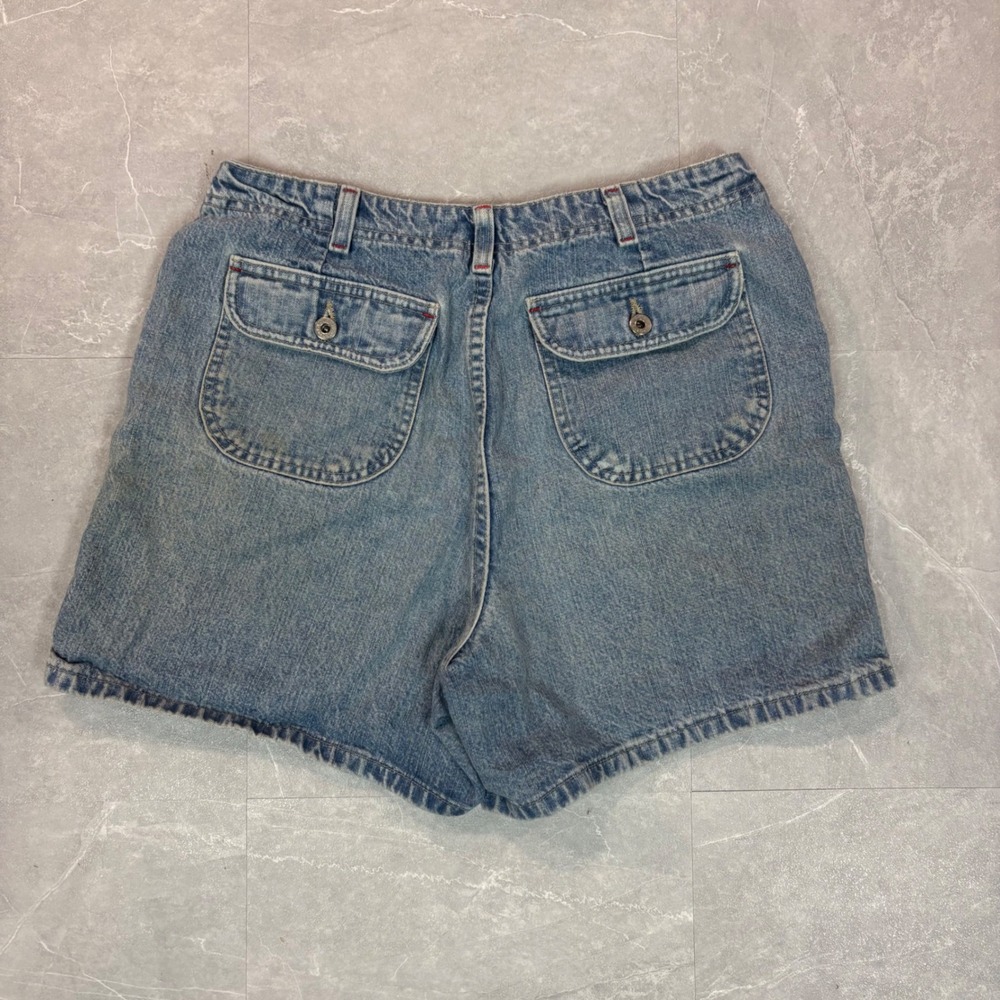 Vintage LA Blues High Waisted Denim Shorts Medium Wash Cotton Size 10